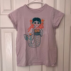 Tea Collection Lilac V-Neck Girls Tee
